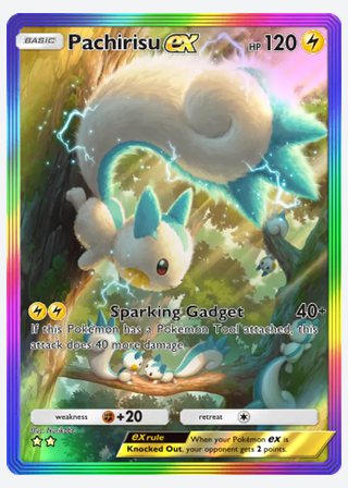 Pachirisu ex — catalogusbeeld