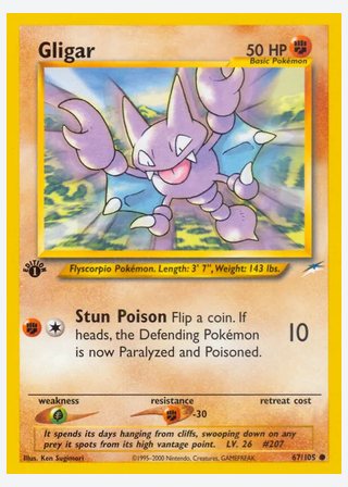 Gligar — catalogusbeeld