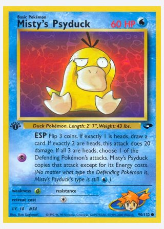 Misty's Psyduck — catalogusbeeld