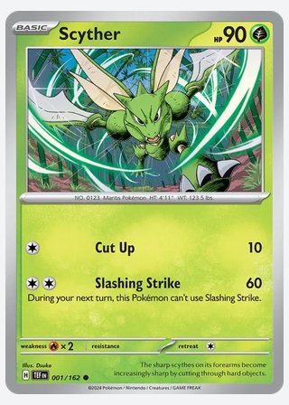 Scyther — catalogusbeeld