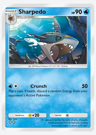 Sharpedo — catalogusbeeld