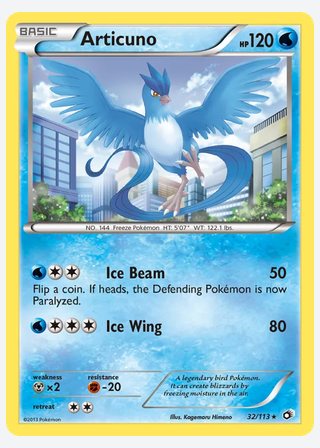 Articuno — catalogusbeeld