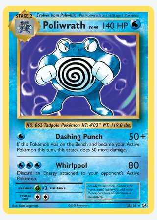 Poliwrath — catalogusbeeld