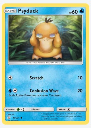 Psyduck — catalogusbeeld