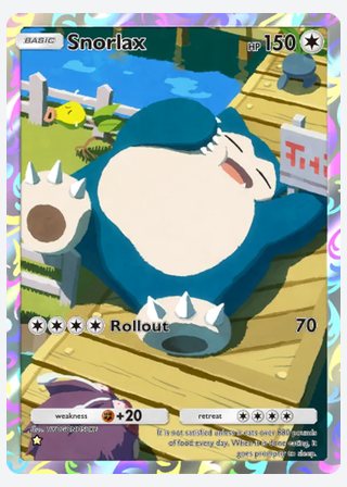 Snorlax — catalogusbeeld