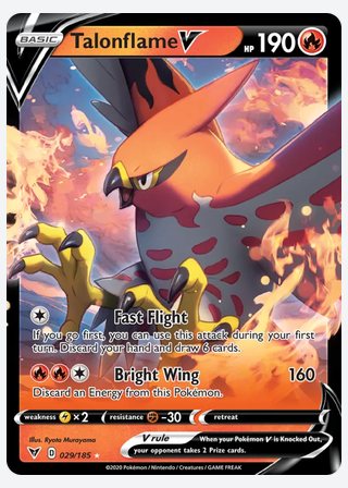 Talonflame V — catalogusbeeld