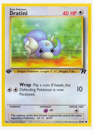 Dratini — catalogusbeeld