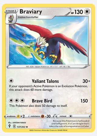 Braviary — catalogusbeeld