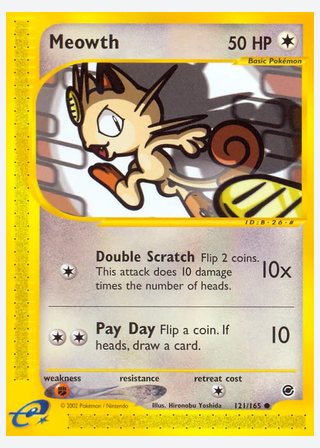 Meowth — catalogusbeeld