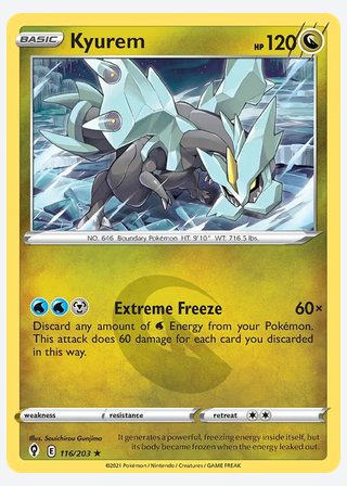 Kyurem — catalogusbeeld