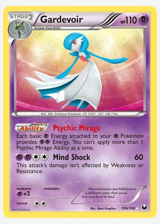 Gardevoir — catalogusbeeld