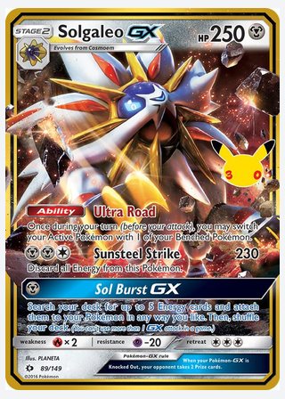 Solgaleo GX — catalogusbeeld
