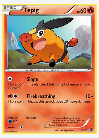Tepig — catalogusbeeld