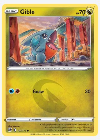 Gible — catalogusbeeld