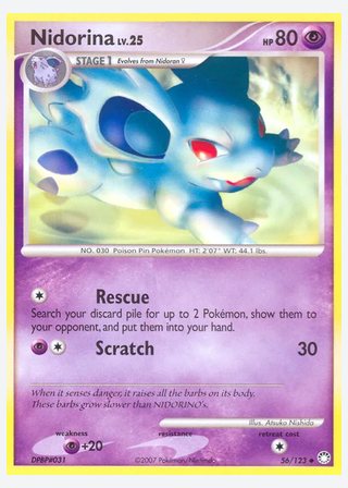 Nidorina — catalogusbeeld