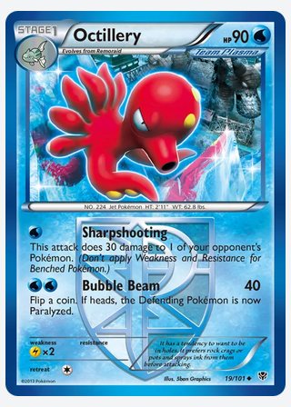 Octillery — catalogusbeeld