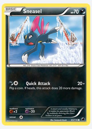 Sneasel — catalogusbeeld
