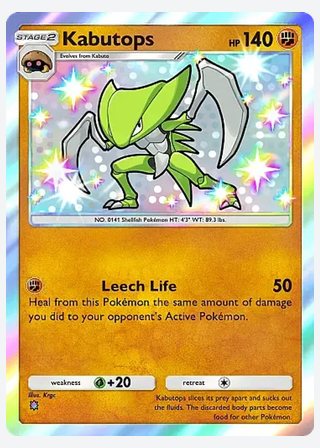 Kabutops — catalogusbeeld