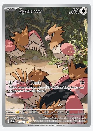 Spearow — catalogusbeeld