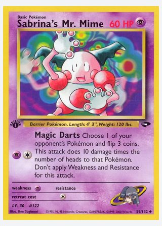 Sabrina's Mr. Mime — catalogusbeeld