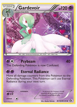 Gardevoir — catalogusbeeld