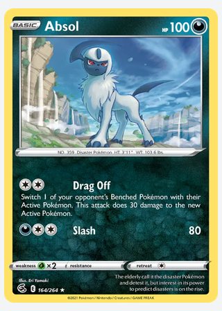 Absol — catalogusbeeld