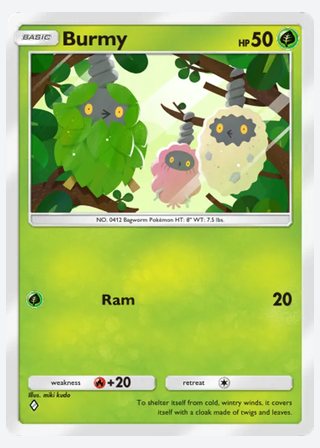 Burmy — catalogusbeeld