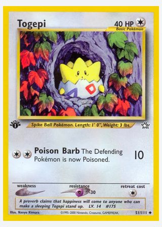 Togepi — catalogusbeeld