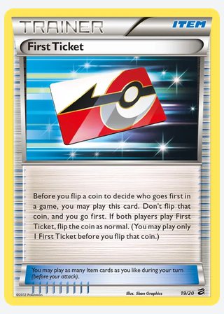 First Ticket — catalogusbeeld