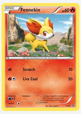 Fennekin — catalogusbeeld