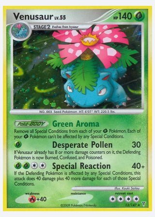 Venusaur — catalogusbeeld