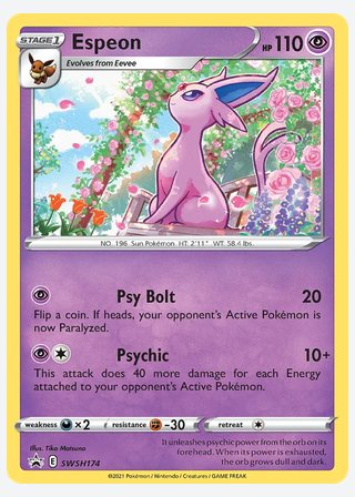 Espeon — catalogusbeeld