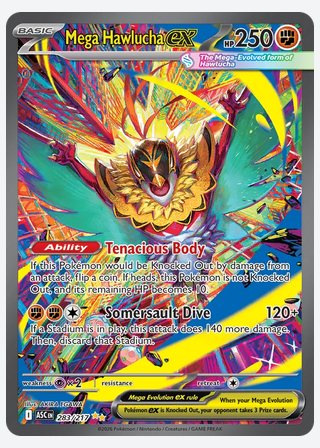 Mega Hawlucha ex — catalogusbeeld
