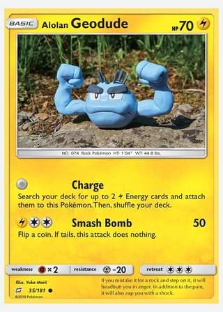 Alolan Geodude — catalogusbeeld