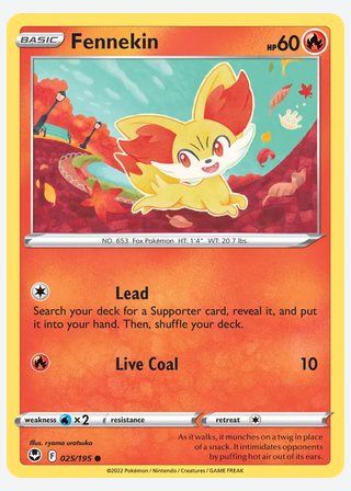 Fennekin — catalogusbeeld