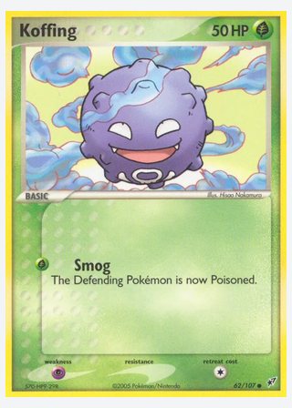 Koffing — catalogusbeeld