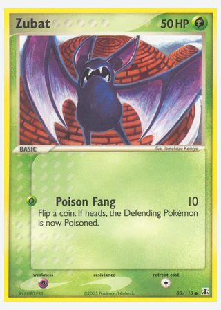 Zubat — catalogusbeeld