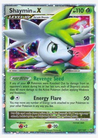 Shaymin LV.X — catalogusbeeld