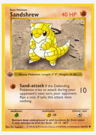 Sandshrew — catalogusbeeld