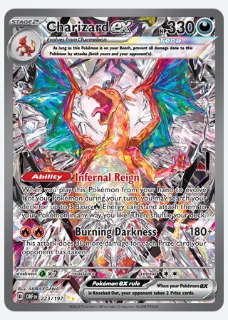 Charizard ex — catalogusbeeld