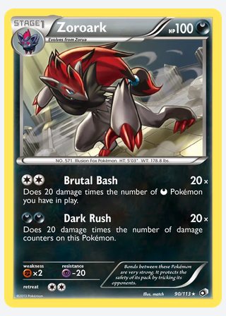 Zoroark — catalogusbeeld