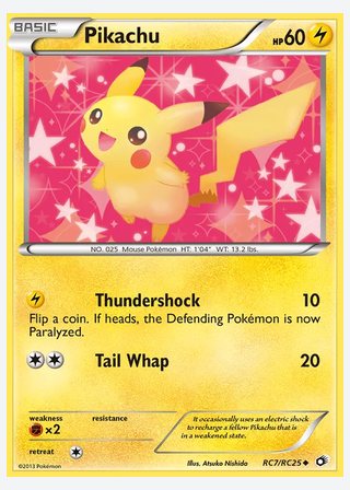 Pikachu — catalogusbeeld
