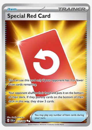 Special Red Card — catalogusbeeld