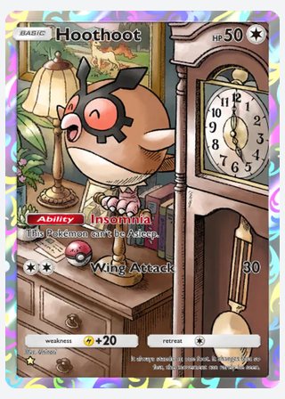 Hoothoot — catalogusbeeld
