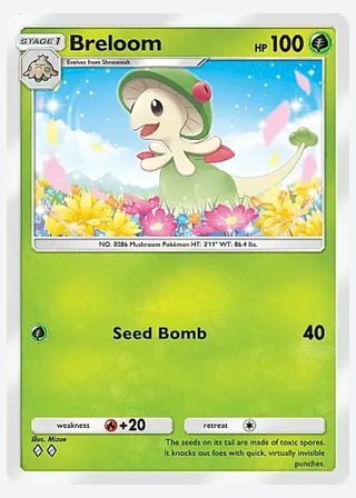 Breloom — catalogusbeeld