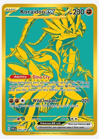 Koraidon ex — catalogusbeeld
