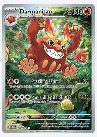 Darmanitan — catalogusbeeld