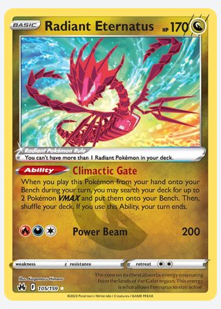 Radiant Eternatus — catalogusbeeld