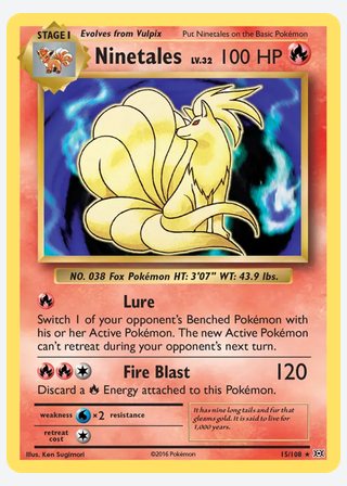 Ninetales — catalogusbeeld