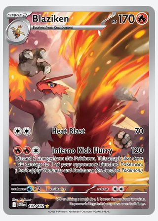 Blaziken — catalogusbeeld